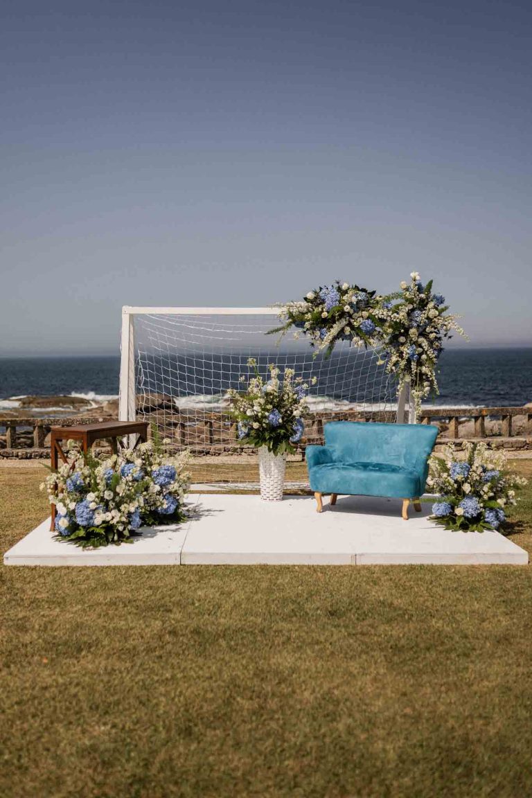 Boda con vistas al mar