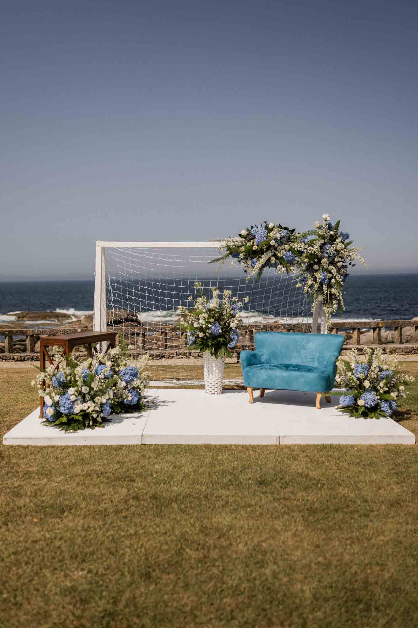 Boda con vistas al mar